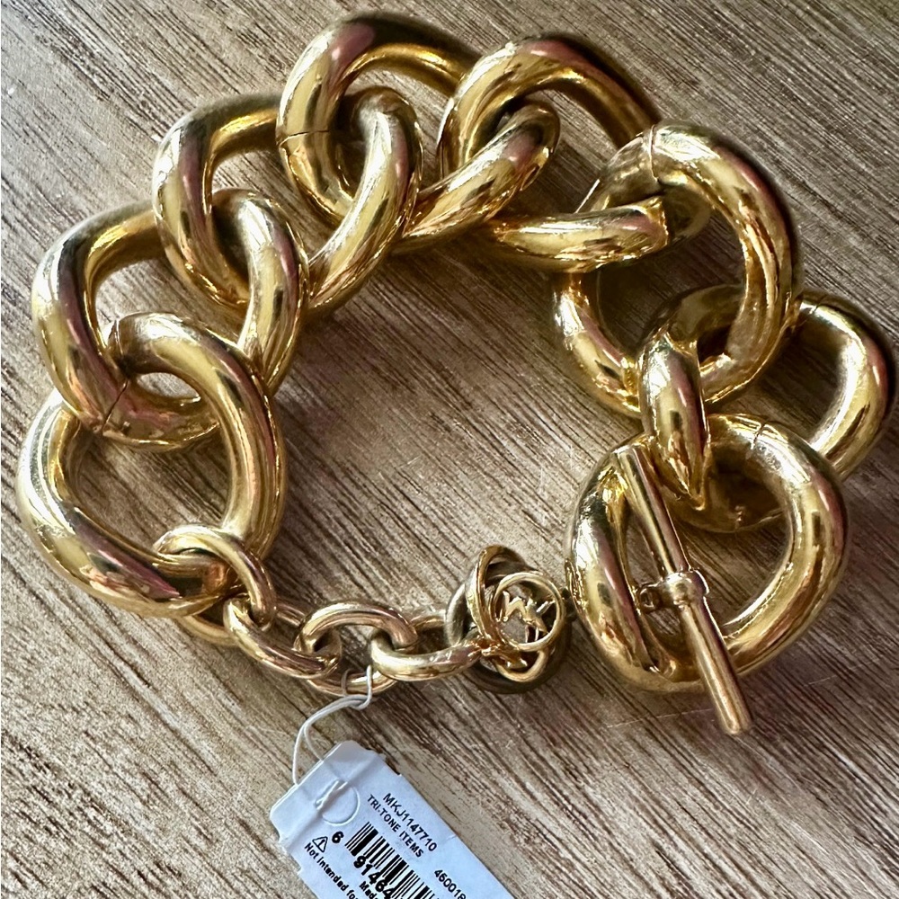 Michael Kors Gold Chain Bracelet